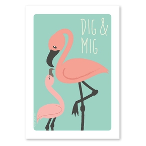 70Studio Circus plakat, Flamingo A4