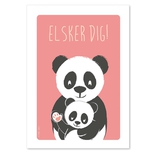 50Studio Circus plakat, Panda & unge A4