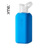 80>me flaske i glas, neonblue
