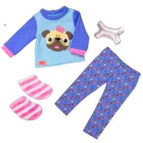 50 OG Dukketj, Pyjamas m/ Bulldog*