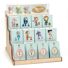 Tinyly trdisplay med plexiglas kasse SE BETINGELSER