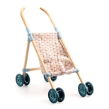 Pomea, dukkeklapvogn tr Little Cubes 44 cm