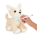 Pucci Adopter en hund, bl kurv