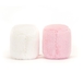 Fun, Amuseables hvid og lyserd marshmallow, 15 cm