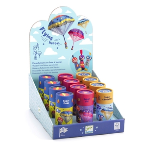 Faldskrmsudspringere - Flyvende helte (display m/12 stk.)