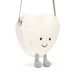 Fun Love, Amuseables Hjerte taske, creme 18 cm