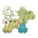 Arty Toys BARBARIOUS, Puzzl'up legeverden + Alric figur
