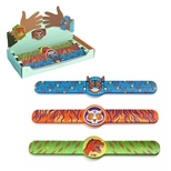 Snap-armbnd med dino, tiger eller robot  Display med 15 stk.